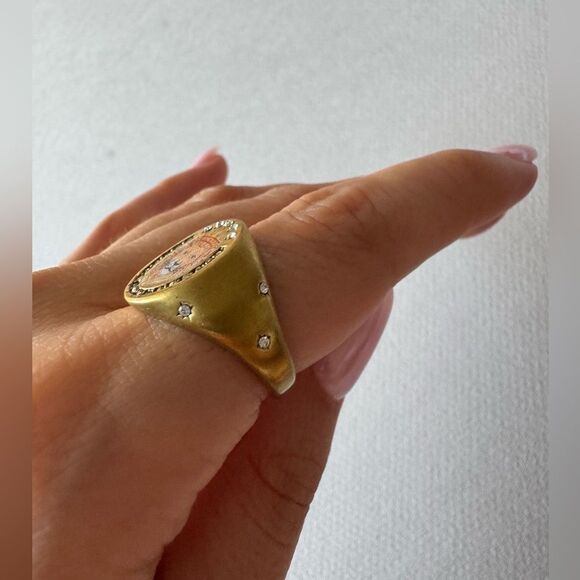 Elegant Gold tiger Ring M522 - Picture 3 of 4